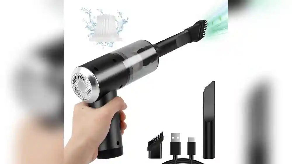 2 in 1 Vacuum Cleaner Portable Mini Home And Car